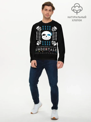Мужской лонгслив базовый / Undertale