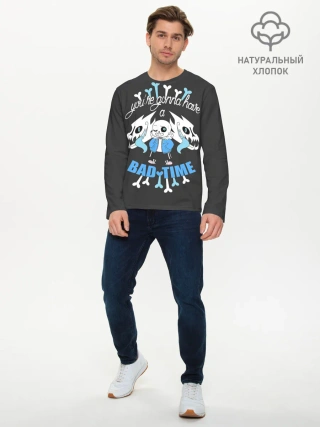 Мужской лонгслив базовый / BAD TIME