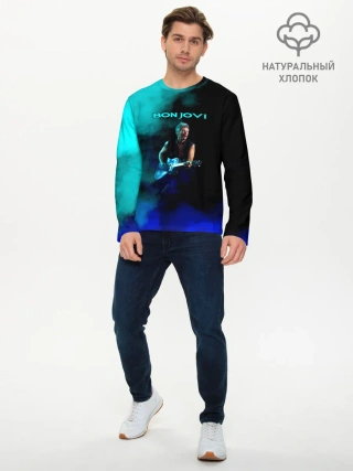 Мужской лонгслив базовый / Bon Jovi