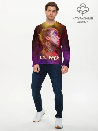 Мужской лонгслив базовый / Lil Peep ART