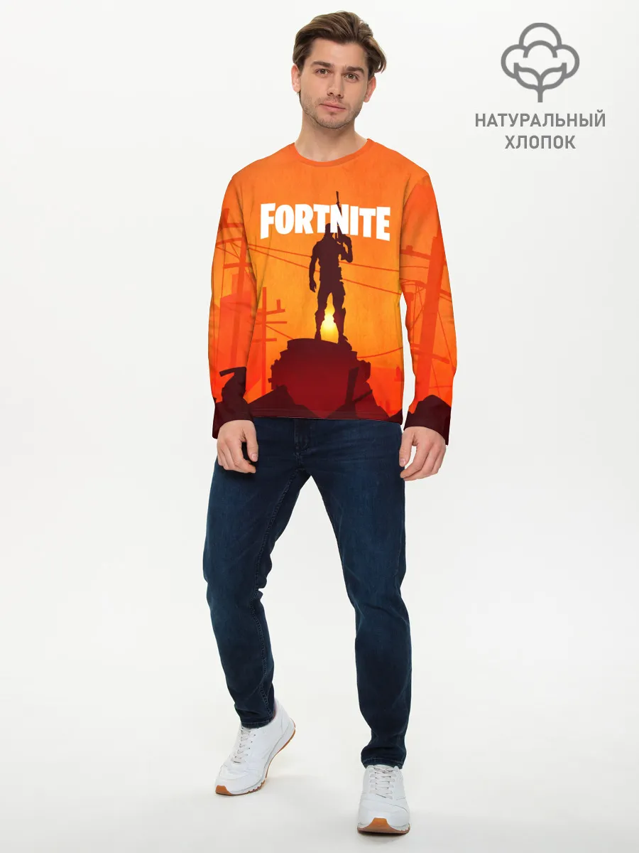 Мужской лонгслив базовый / Fortnite.