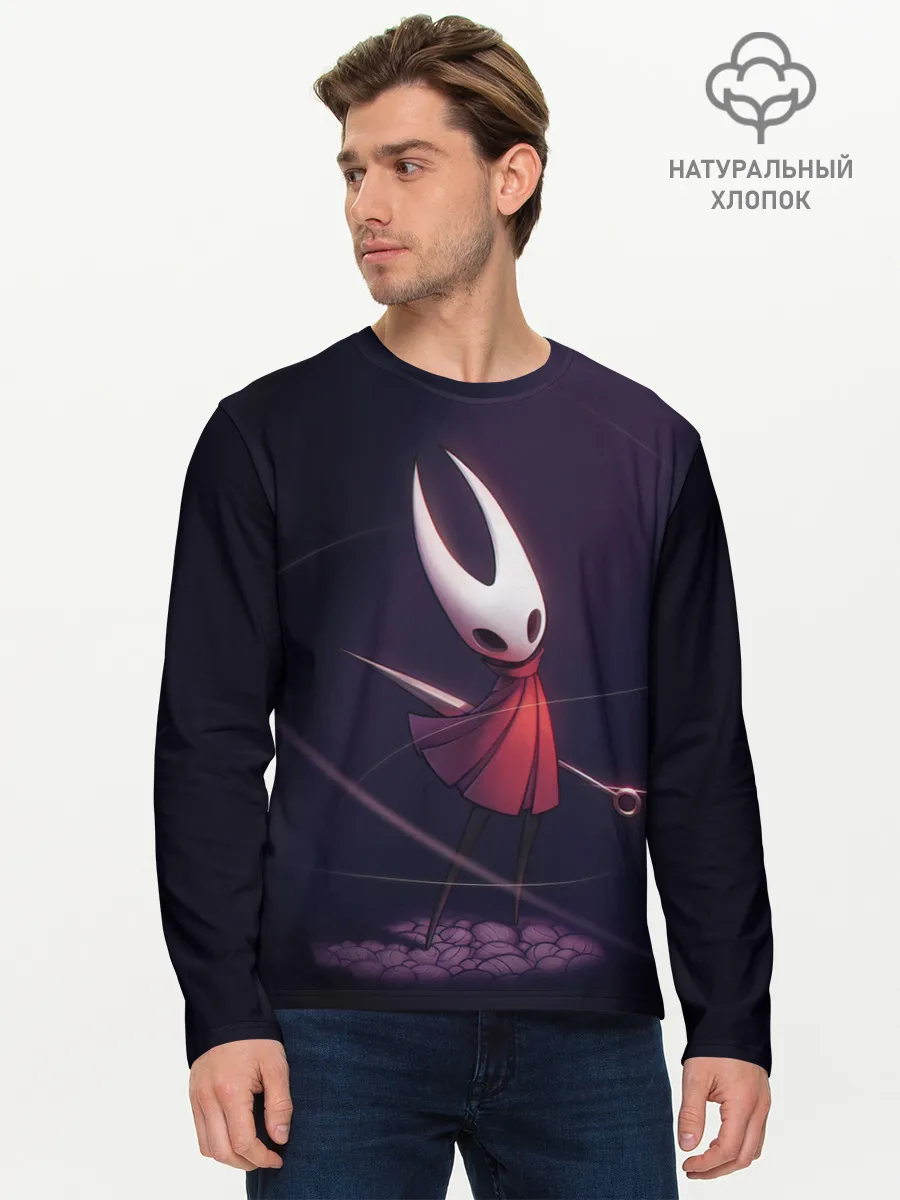 Мужской лонгслив базовый / Hollow Knight
