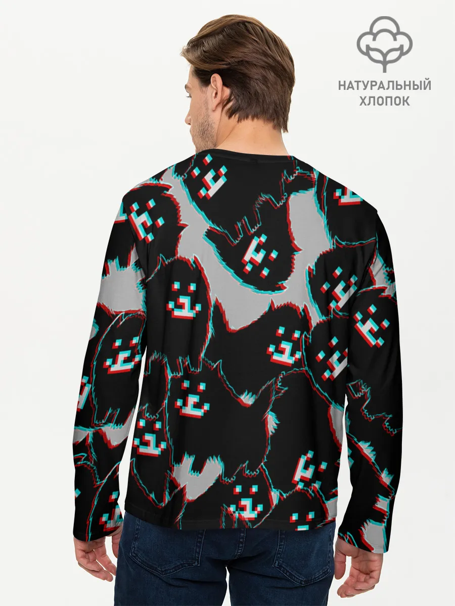 Мужской лонгслив базовый / Undertale