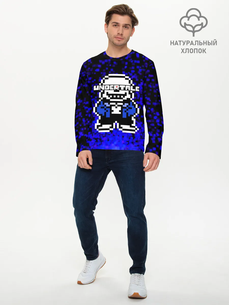 Мужской лонгслив базовый / Undertale.