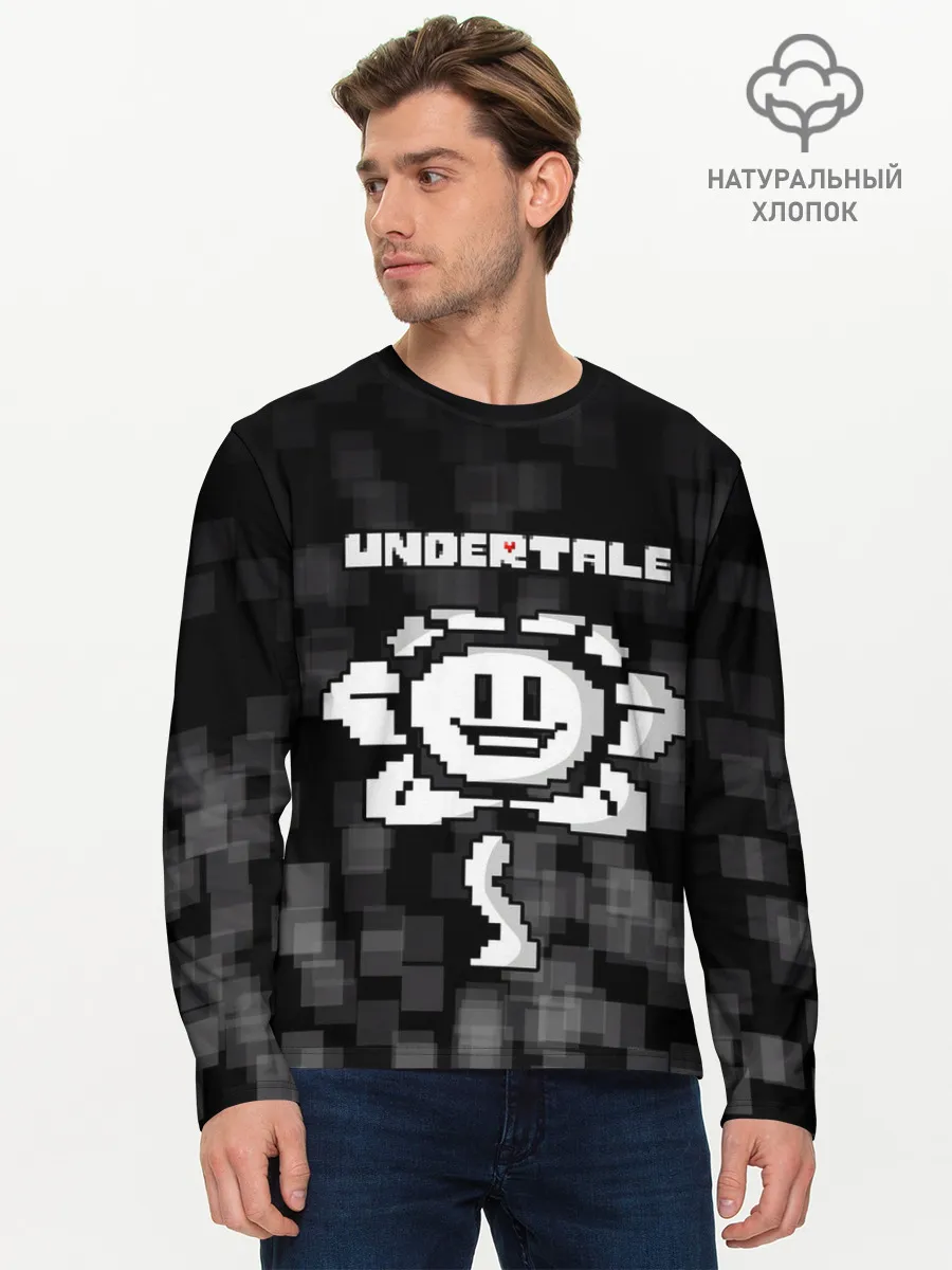 Мужской лонгслив базовый / Undertale.