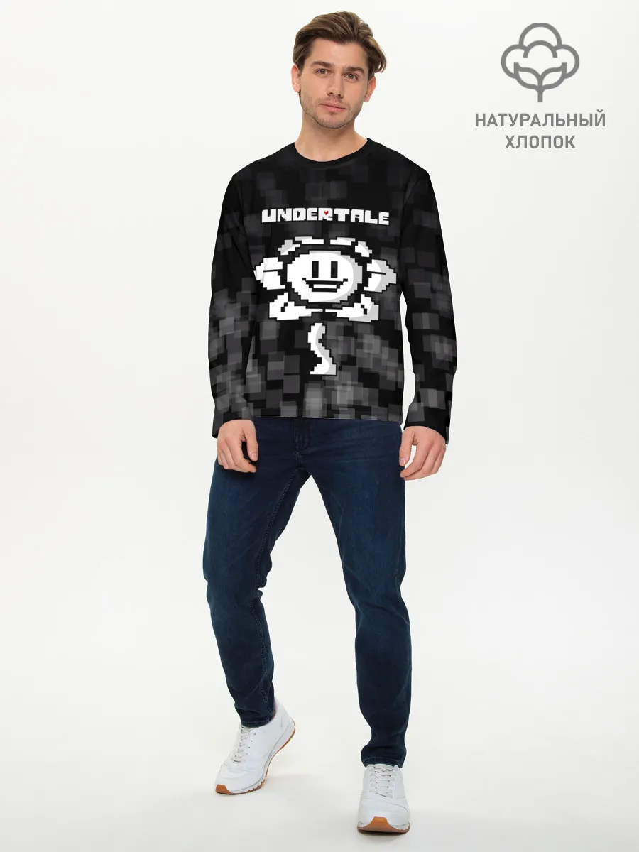 Мужской лонгслив базовый / Undertale.
