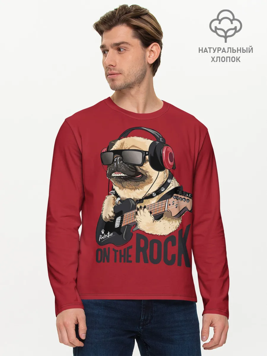 Мужской лонгслив базовый / On the rock