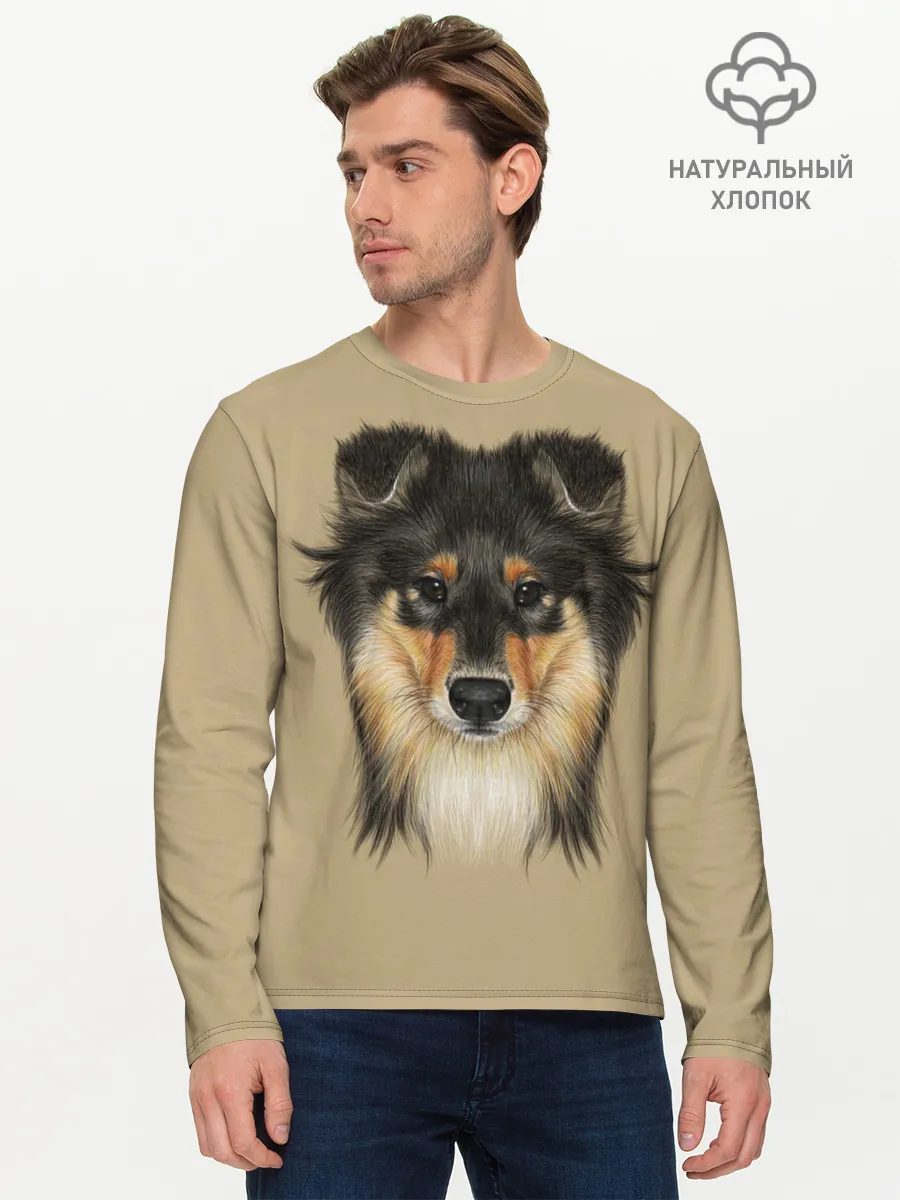 Мужской лонгслив базовый / Sheltie
