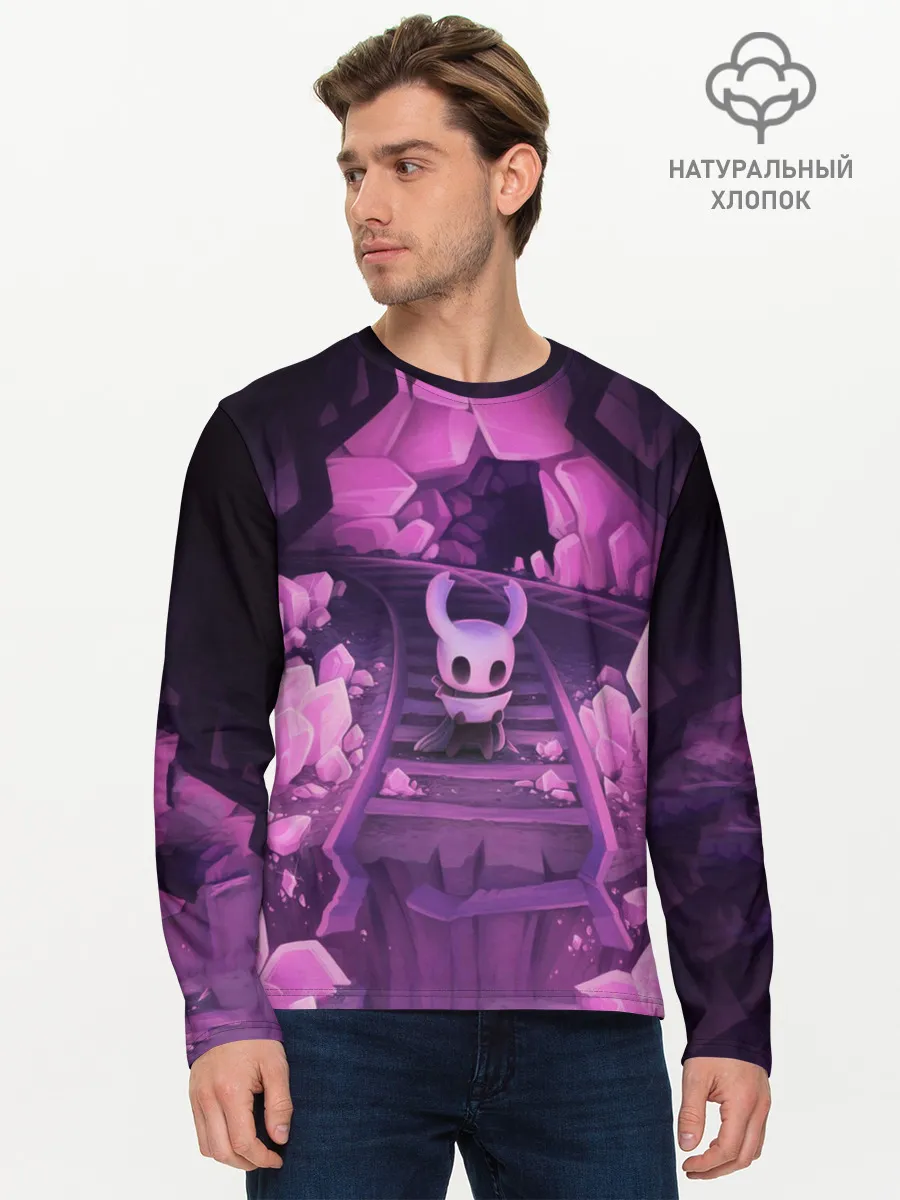 Мужской лонгслив базовый / Hollow Knight