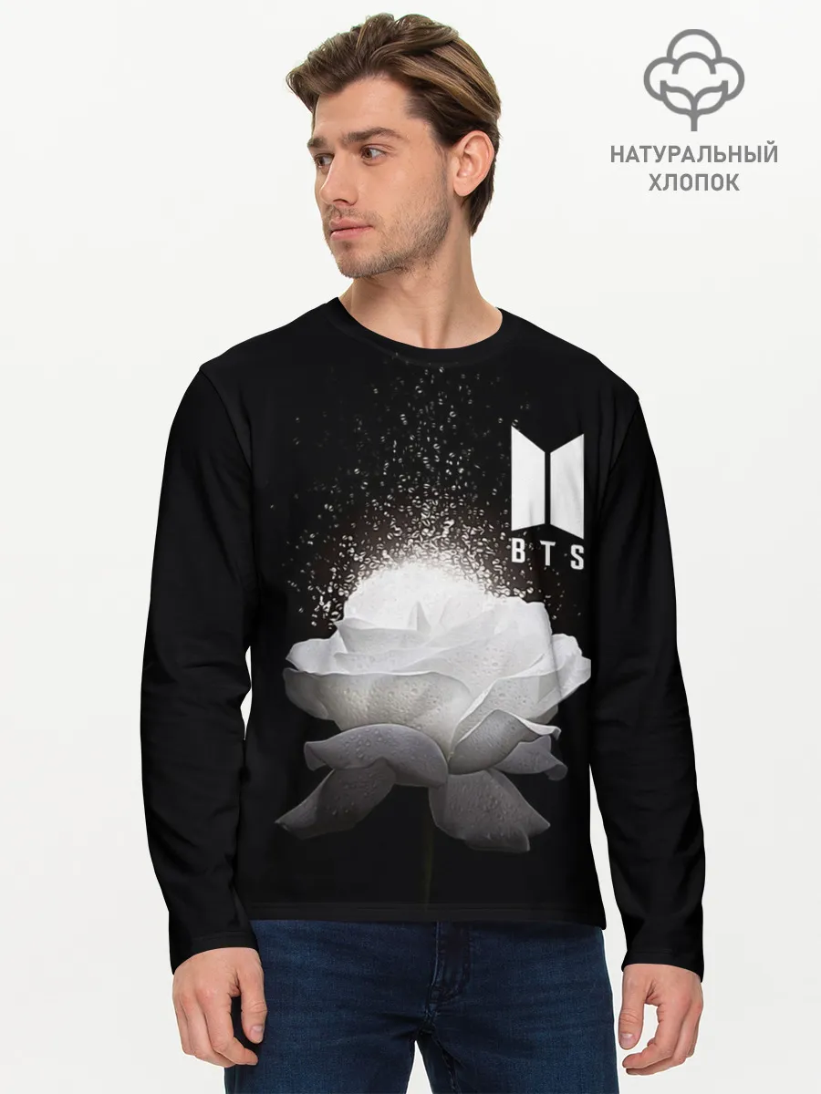 Мужской лонгслив базовый / BTS