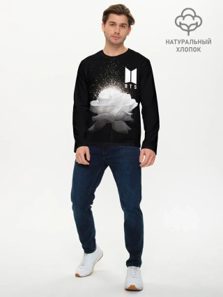 Мужской лонгслив базовый / BTS