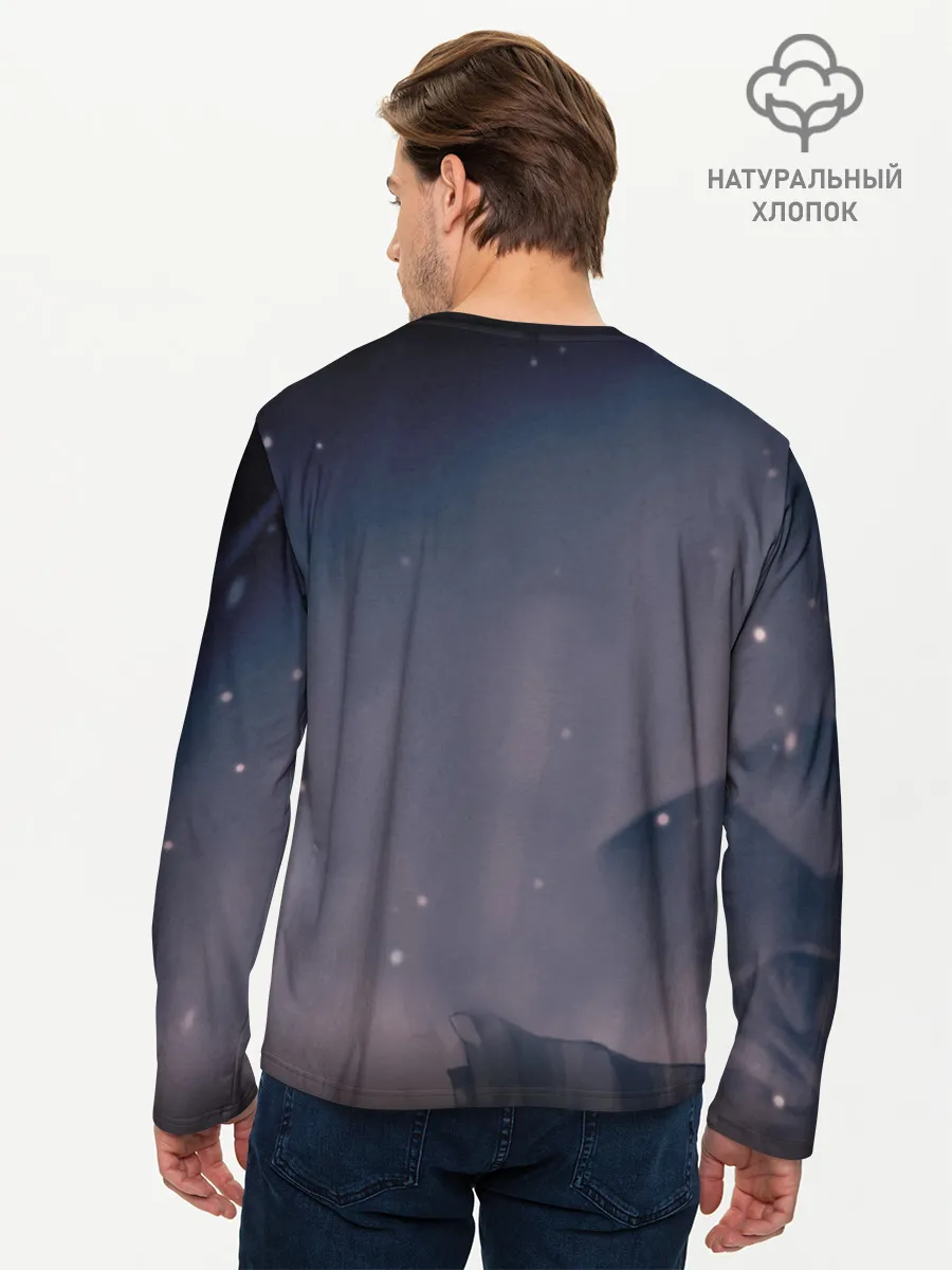 Мужской лонгслив базовый / Рыцарь - HOLLOW KNIGHT