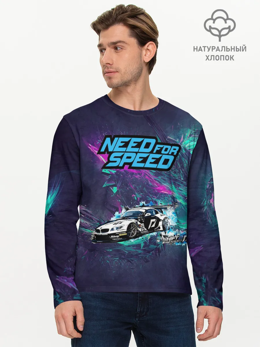 Мужской лонгслив базовый / NFS BMW
