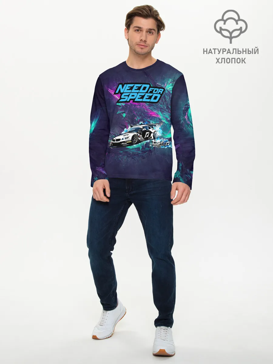 Мужской лонгслив базовый / NFS BMW
