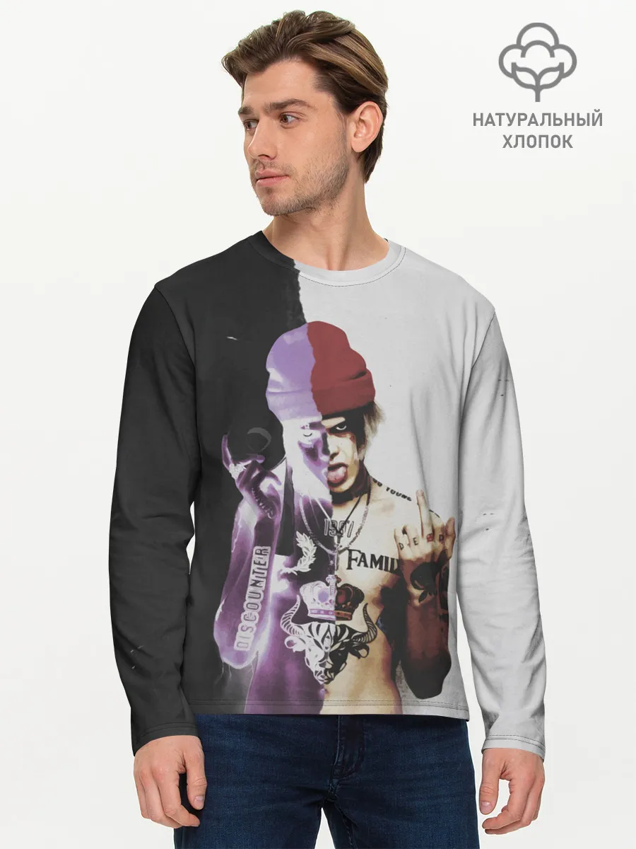 Мужской лонгслив базовый / ДЖИЗУС