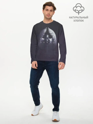 Мужской лонгслив базовый / ДЖИЗУС - JESUS2