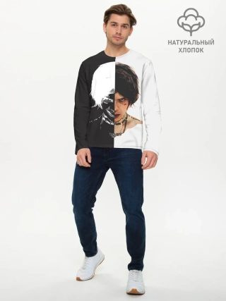 Мужской лонгслив базовый / ДЖИЗУС - PNZSVNS