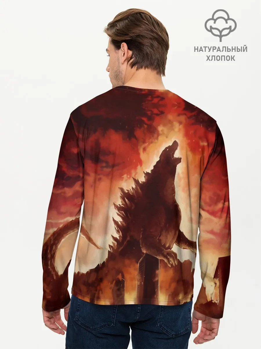 Мужской лонгслив базовый / GODZILLA