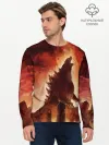 Мужской лонгслив базовый / GODZILLA