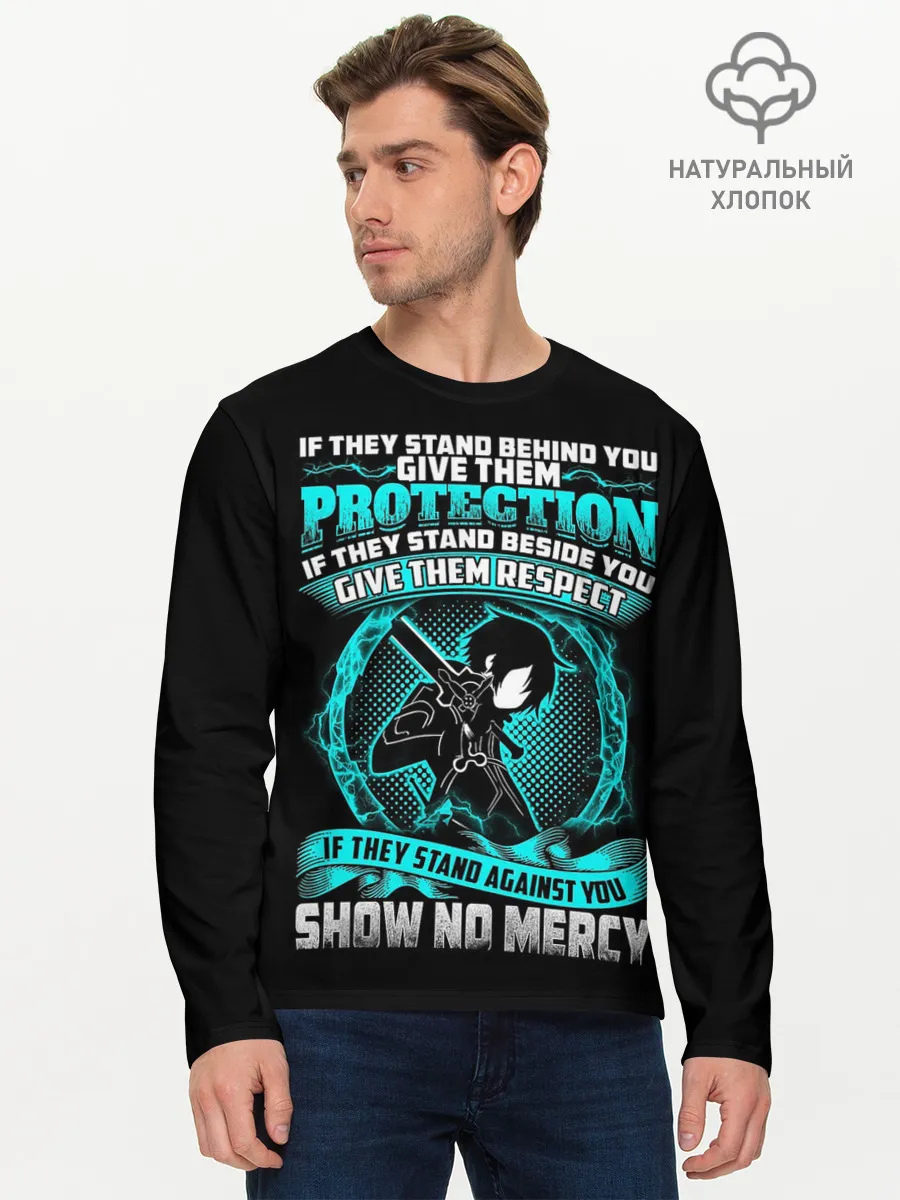 Мужской лонгслив базовый / HEARTBEATS Sword Art Online