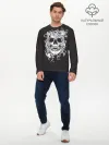 Мужской лонгслив базовый / Череп