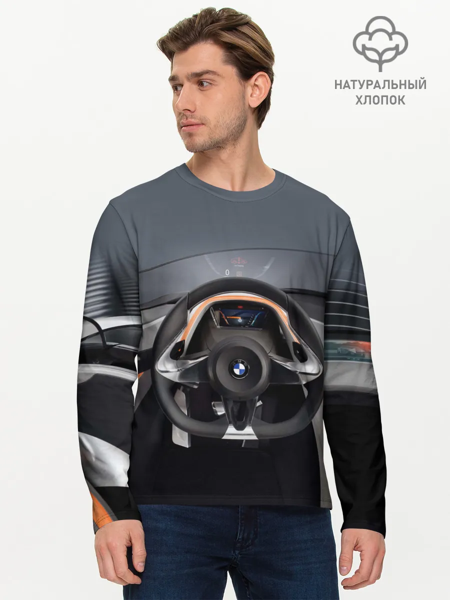 Мужской лонгслив базовый / BMW