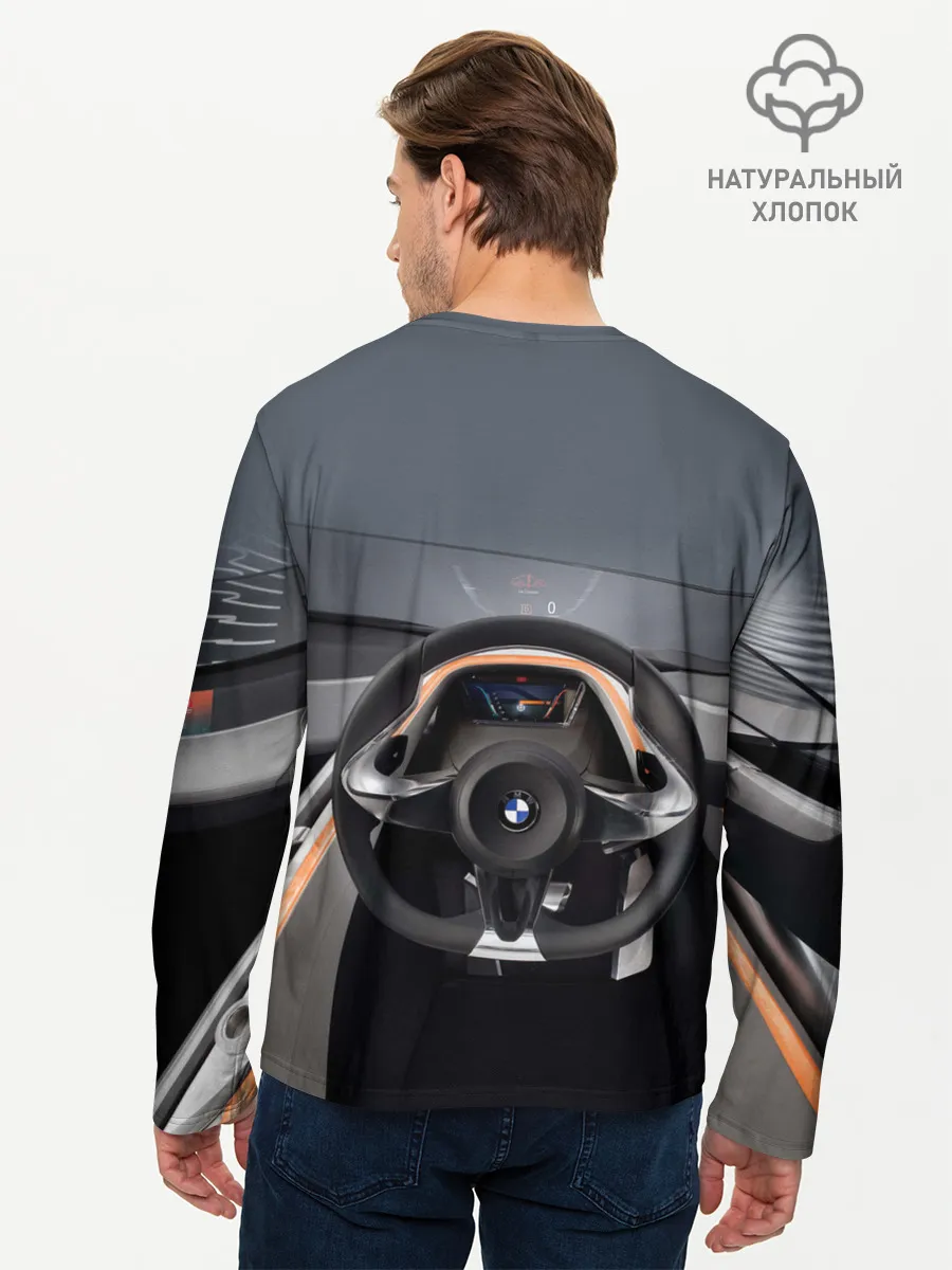 Мужской лонгслив базовый / BMW
