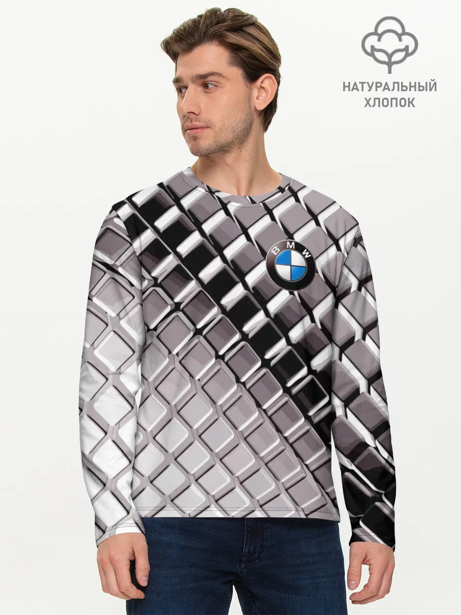 Мужской лонгслив базовый / BMW