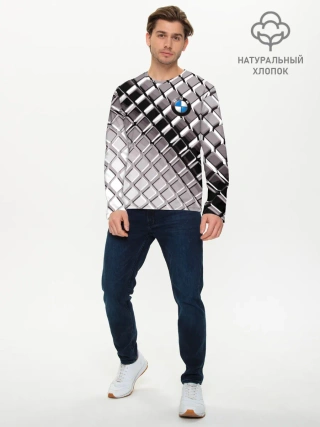 Мужской лонгслив базовый / BMW