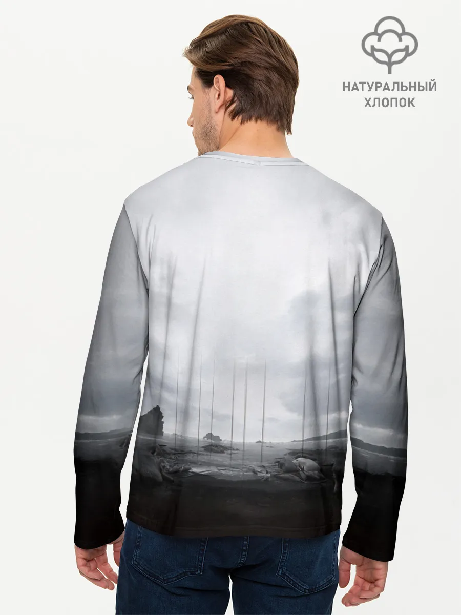 Мужской лонгслив базовый / DEATH STRANDING