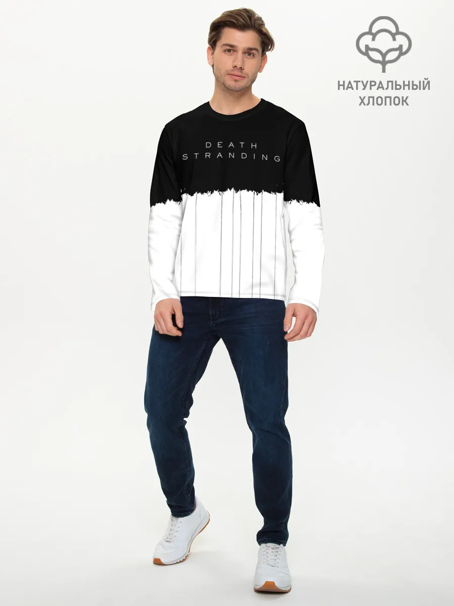 Мужской лонгслив базовый / DEATH STRANDING