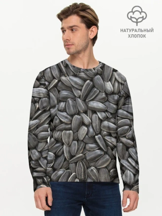 Мужской лонгслив базовый / Семечки