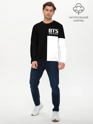 Мужской лонгслив базовый / BTS [9]