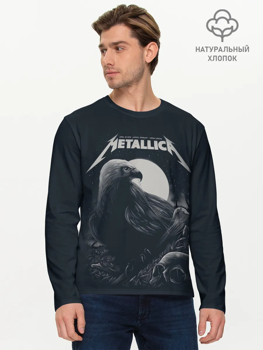 Мужской лонгслив базовый / Metallica
