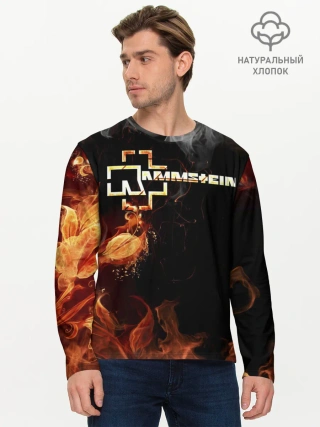 Мужской лонгслив базовый / Rammstein