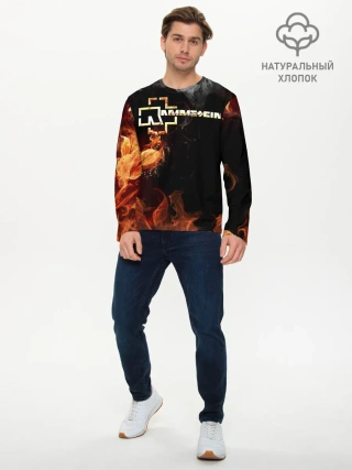 Мужской лонгслив базовый / Rammstein