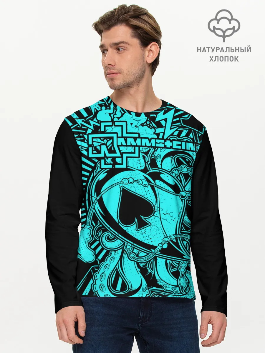 Мужской лонгслив базовый / Rammstein