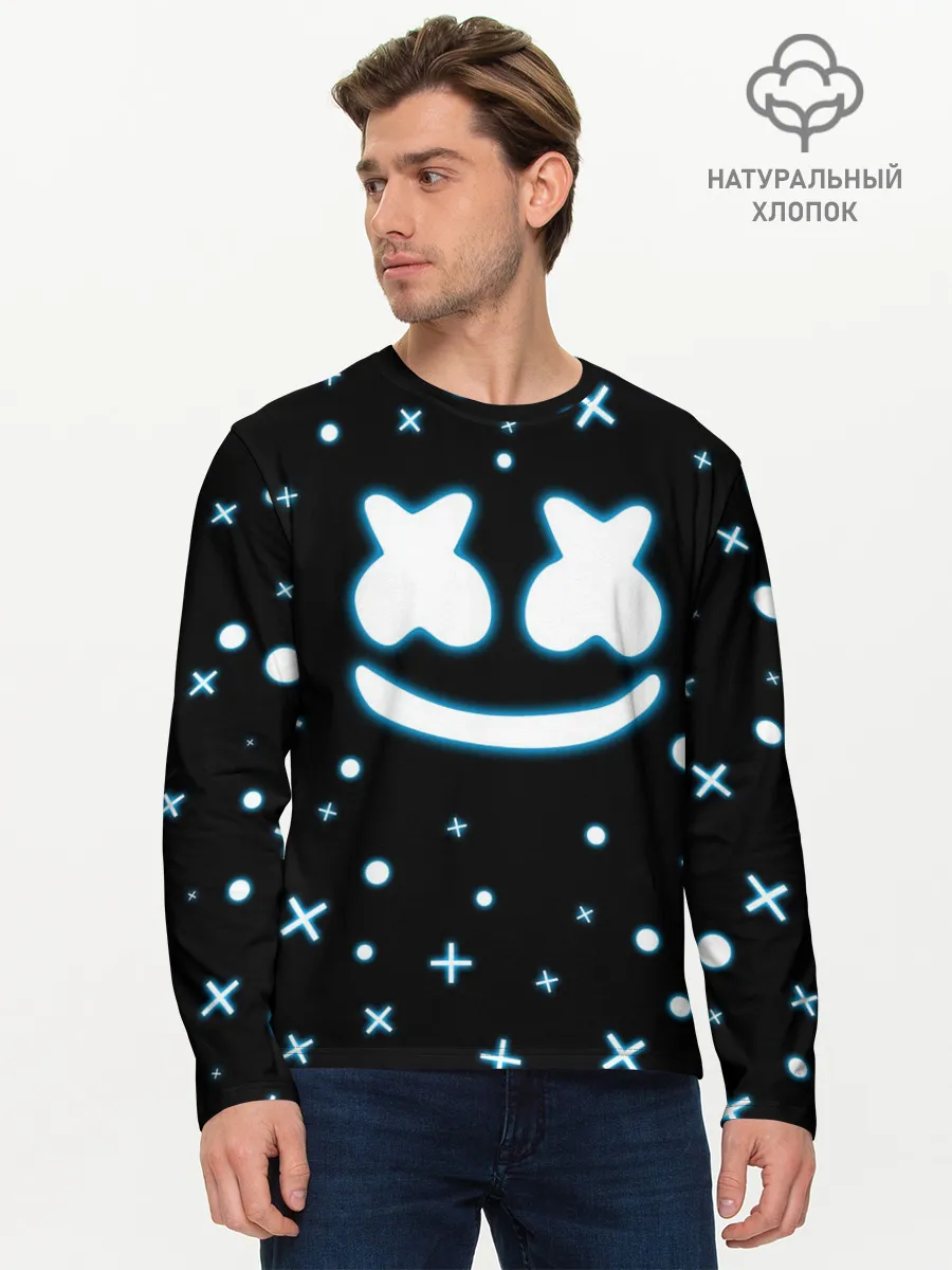 Мужской лонгслив базовый / MARSHMELLO NEON