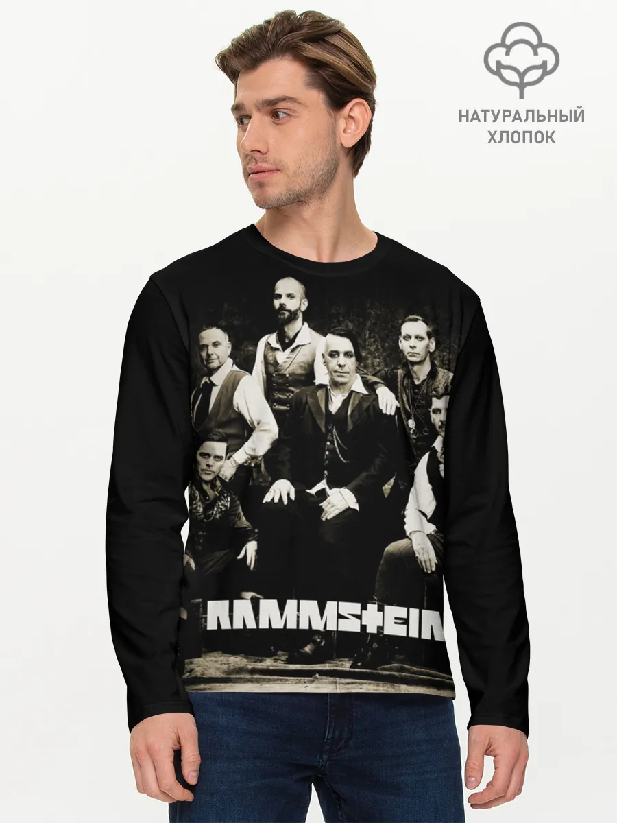 Мужской лонгслив базовый / Rammstein