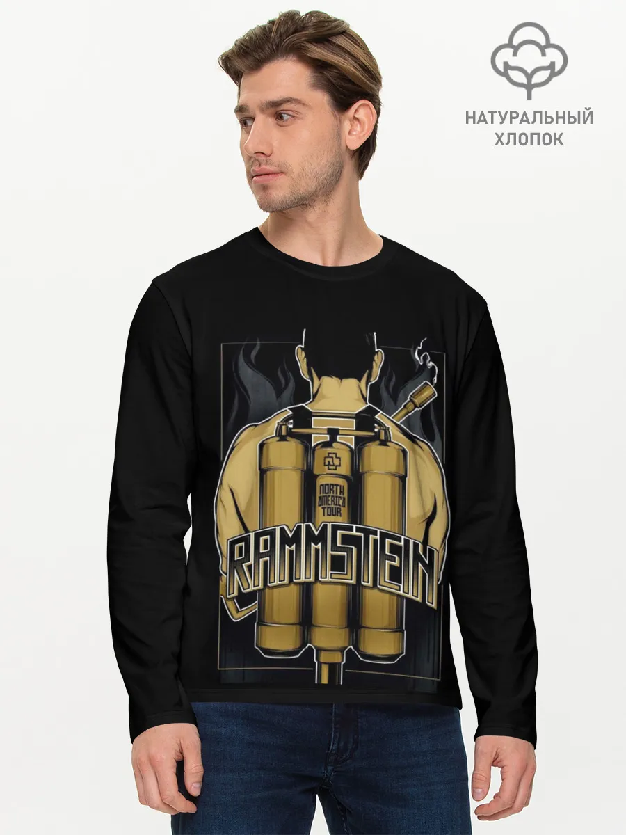 Мужской лонгслив базовый / Rammstein