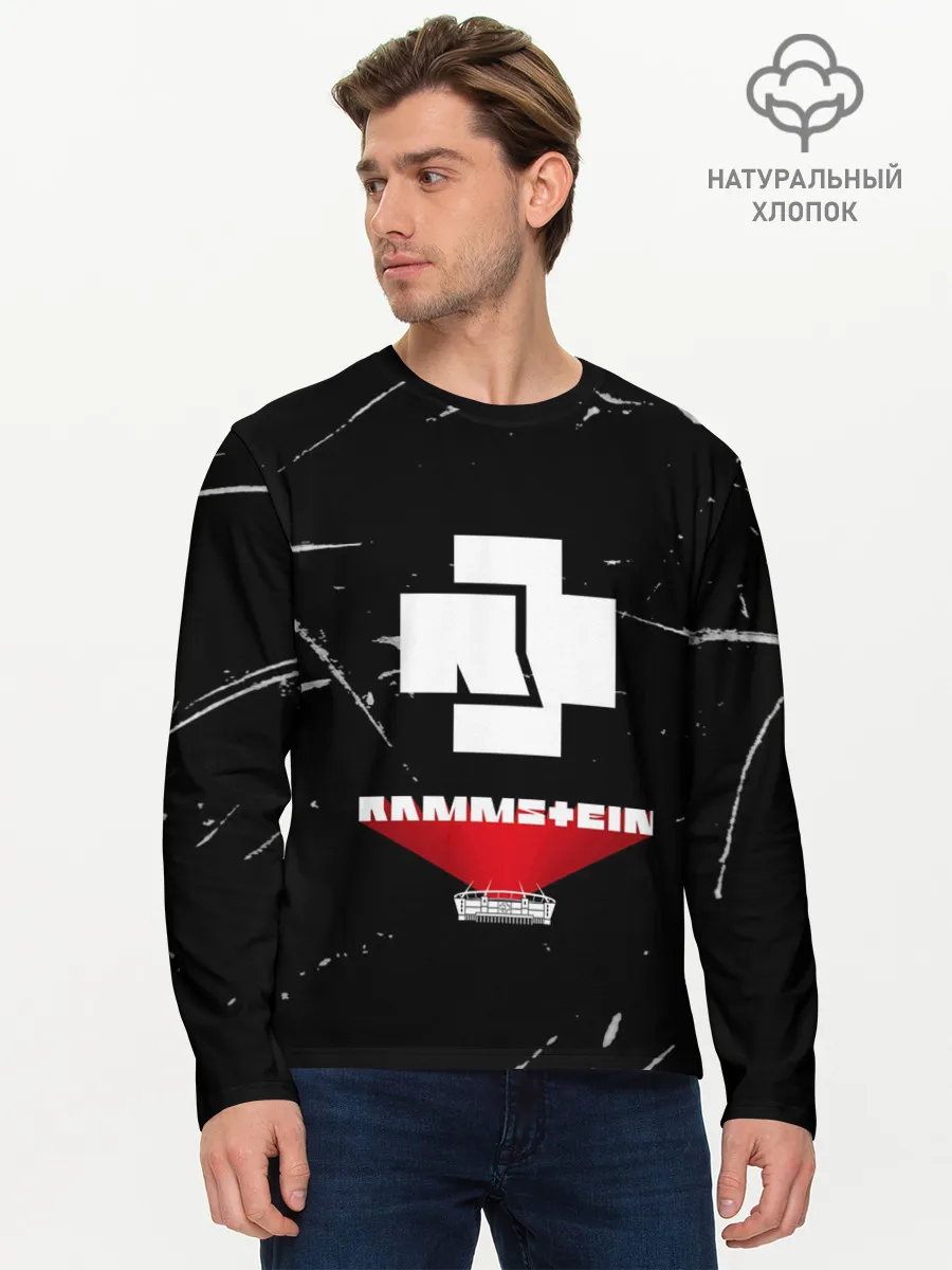 Мужской лонгслив базовый / RAMMSTEIN