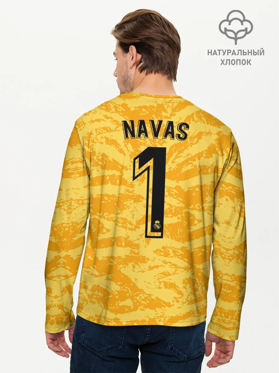 Мужской лонгслив базовый / Navas gk home 19-20