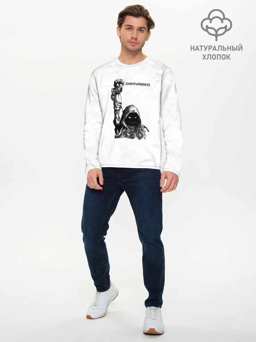 Мужской лонгслив базовый / Disturbed