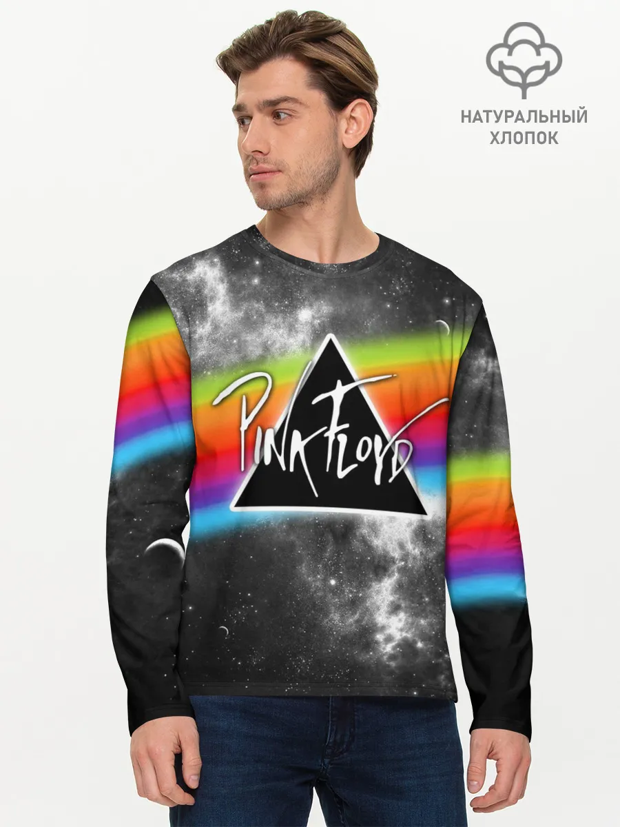 Мужской лонгслив базовый / PINK FLOYD