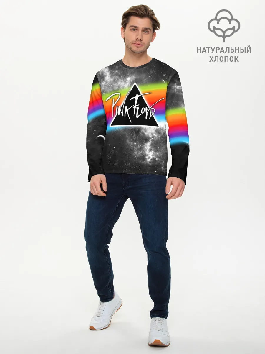 Мужской лонгслив базовый / PINK FLOYD