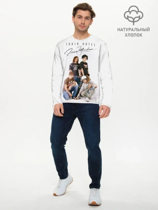 Мужской лонгслив базовый / Tokio Hotel