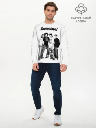 Мужской лонгслив базовый / Tokio Hotel