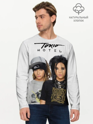 Мужской лонгслив базовый / Tokio Hotel
