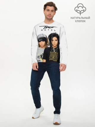 Мужской лонгслив базовый / Tokio Hotel
