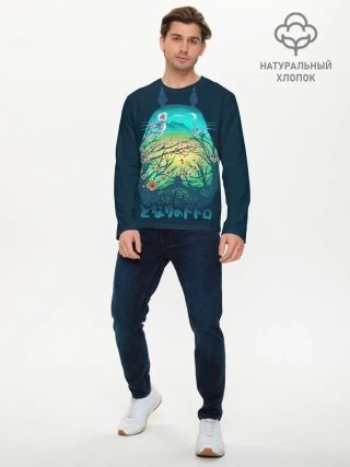 Мужской лонгслив базовый / Totoro
